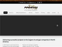 Tablet Screenshot of pipeworx.ca
